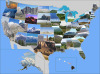 Highest Points of US States.
[[MORE]] u/rbsanford :
All the highest points:
• Alabama: Cheaha Mountain (2413’) [Prominence: 1445’]
• Alaska: Mt. McKinley (20,310’) [20,146’]
• Arizona: Humphreys Peak (12,637’) [6039’]
• Arkansas: Mt. Magazine (2753’)...