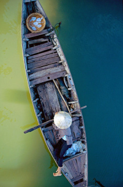 lamaisondupoete:  Hoi An, Vietnam, 1993 by Photox0906 on Flickr. The squid fisher (II)