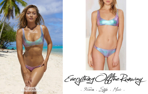 Gigi Hadid for Sports Illustrated Swimsuit 2016.Nasty Gal Tupac Hologram Bikini