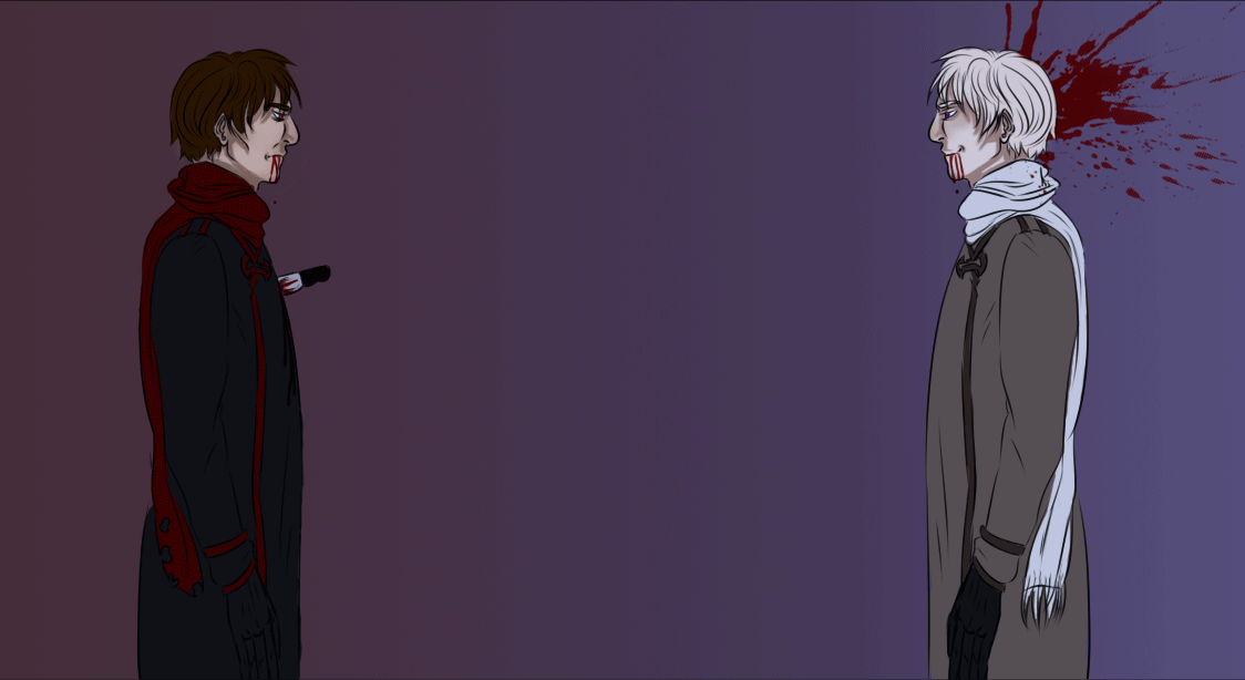  &lsquo;Cause two can keep a secret if one of them is dead...  Animation practice&hellip;again