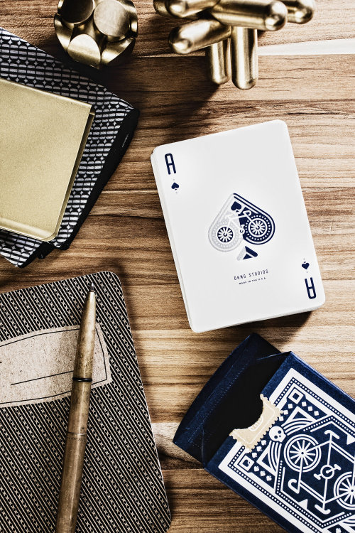 DKNG ‘Blue Wheel’ Playing Cards (via dkng)