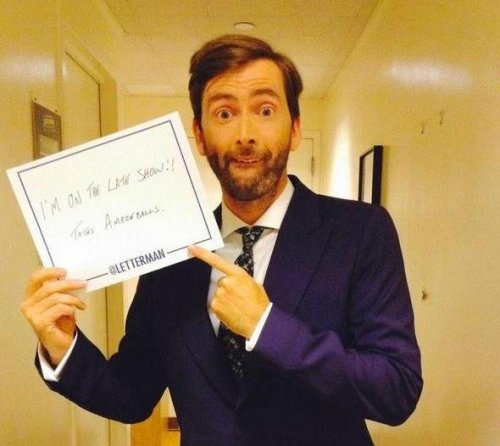 #DavidTennant Daily Photo!A goofy photo of David today