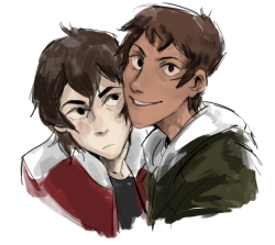 ectology:  my first voltron art and its a shipping doodle. typical 