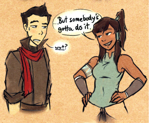 k-y-h-u:   I made a random Makorra comic? idfk lol am I funny yet.   <3 <3 <3 <3