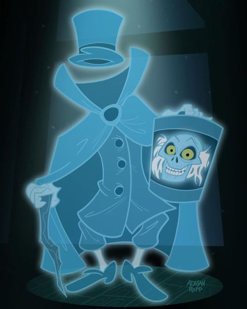 Hatbox Ghost! Who is your favorite happy haunt?. . #HauntedMansion #HatboxGhost #Disneyland #WaltD