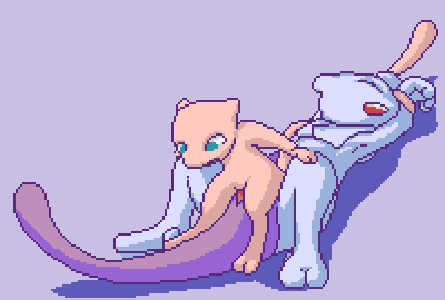 Porn Pics lucariofan97:  Mewtwo by request 