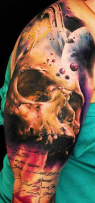 worldtattoogallery:  Check more tattoos by artist Florian Karg, Germany