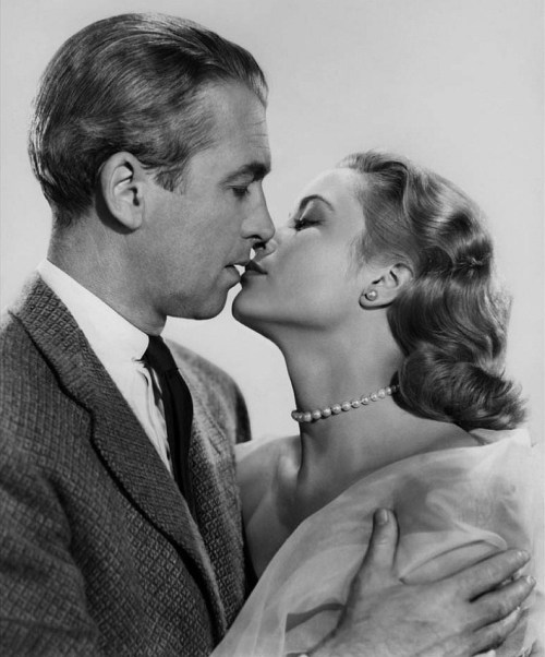 gatabella:  Grace Kelly and James Stewart for the Rear Window 