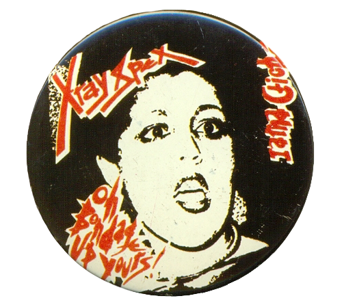60s70sand80s: X-Ray Spex badge, 1977