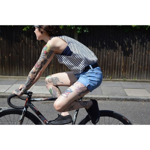 Spent all day yesterday chasing Zoe around London on my bmx. #toomuchfun