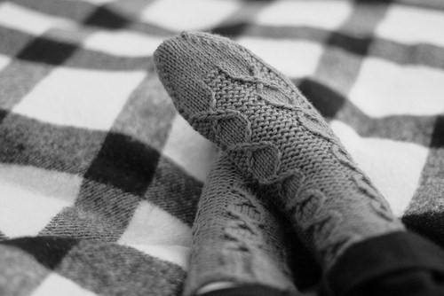 amplectaris:good day socks by postscript love on Flickr.