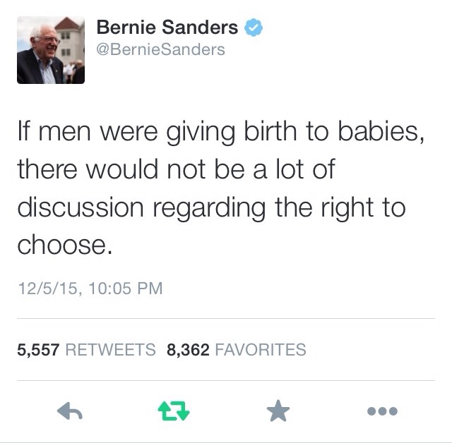 tobyflender-son:  When Bernie spills that truth tea 