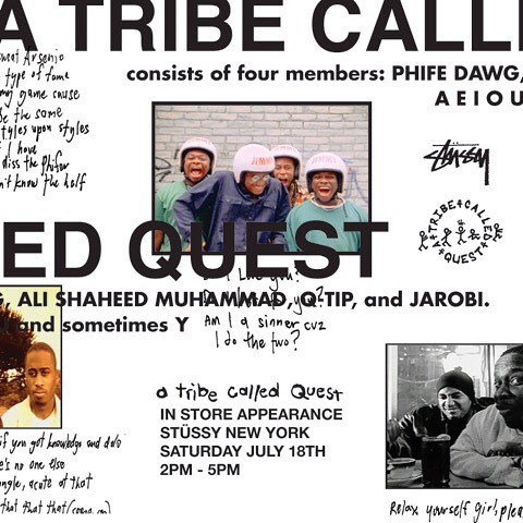 stussyjapan:  A Stussy Tribe Called Quest 7.18.15