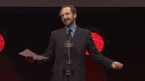 welcome-to-my-house:antaresblr: berrkuiz:Ralph Fiennes as Empire Legend on Jameson Empire Awards 201
