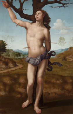 maertyrer:  Giuliano BugiardiniSaint Sebastianc. 1517-20