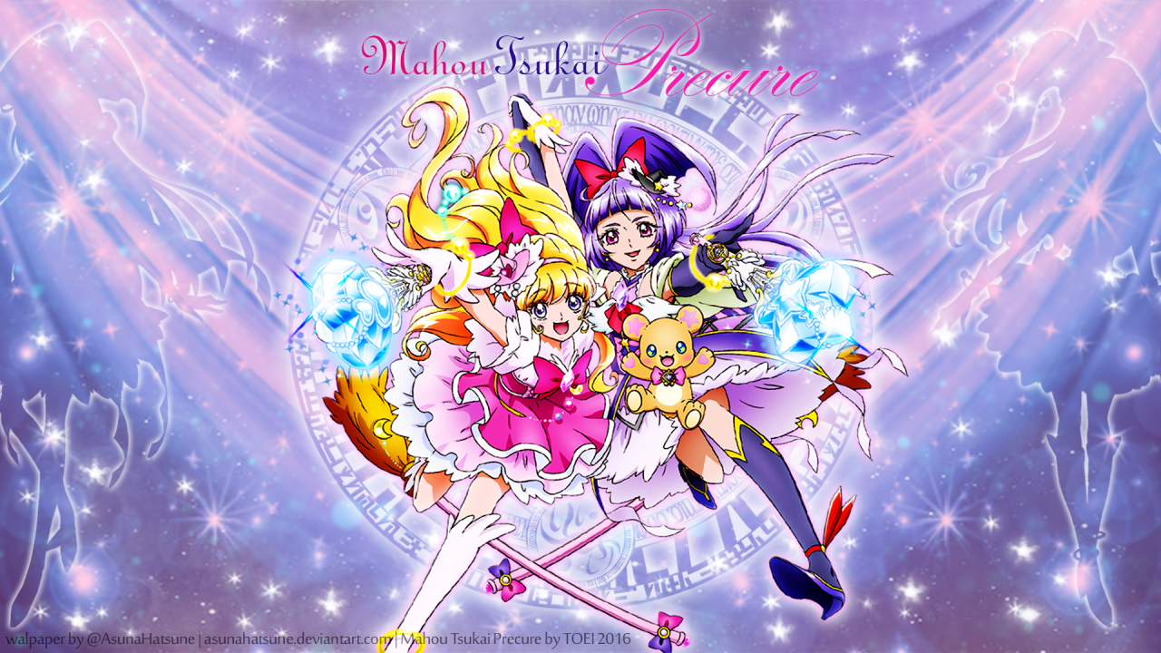 Mahou Tsukai Precure!: Official wallpaper - Minitokyo