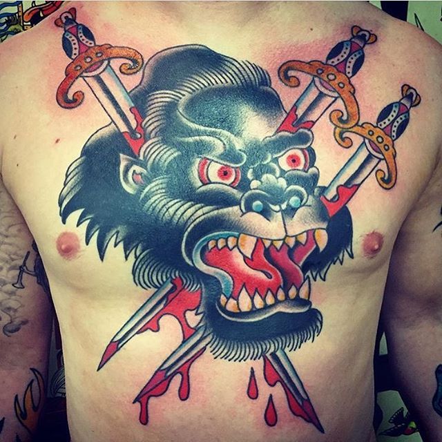 25 Incredible Gorilla Tattoo Ideas for Men in 2023