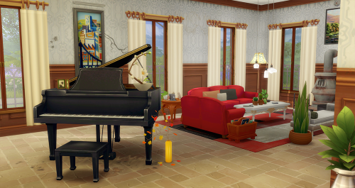 Some interior shots of Stefy’s house, I keep adding clutter so the house is always changing&am