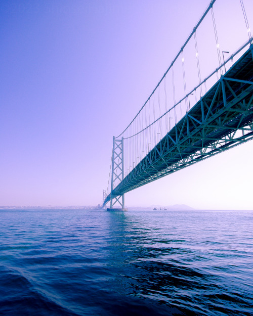 Photo At Akashi Kaikyo Bridge,Hyogo Pref,Japan