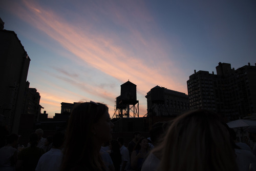 Digital Fashion Drinks on the Tumblr roof. Champagne by Veuve Clicquot. Photos by Julia Chesky. 