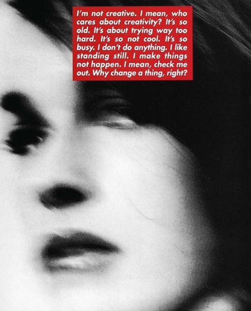 Barbara Kruger.