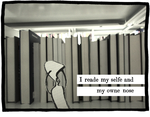 [image: i read my selfe and my owne nose]