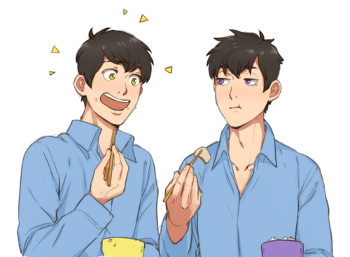 miyajimamizy:  Doodled my favourite Matsus 