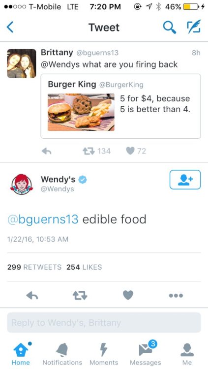 tillerboomin:  freekumdress:  they’re going AT it   @mcdonalds you gonna let Wendy’s ride on y'all ?