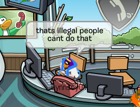 nommunism:brilliant social commentary from Club Penguin