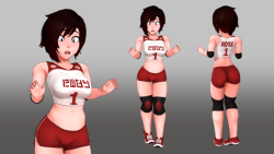 jlewdaby:  skuddpup:Heres some renders of the Ruby model i built! maaaaaybe if you want ill animate something with this! i’m going to FUCKING MELT