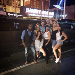 meanwhileinvegas:  Saturday shenanigans 😝 #limotothebars #friends #goodtimes @bgolbourne @giannaparisi @msbrit702 @jennarenee702 @lumber_jack33 by laurenmarie702 http://ift.tt/1yLKyw9