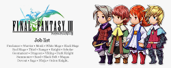 xercis:  Final Fantasy III: Job Classes↳