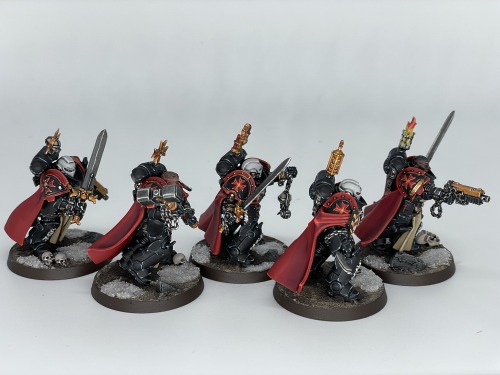 Primaris Sword Brethren! These dudes were good fun to paint, though getting around the tabards and c