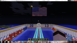 My minecraft server set up a fireworks show