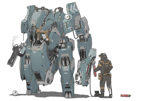noisy-pics:  Mechas by  Heng Z   