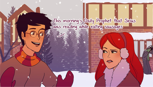 julvett: My gift for wecameasmarauders for the Jily Secret Santa is finally done Sorry for taking up