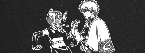 shippingdelights:   Gintoki and Tsukuyo (Gintama): non-agressive forms of contact 