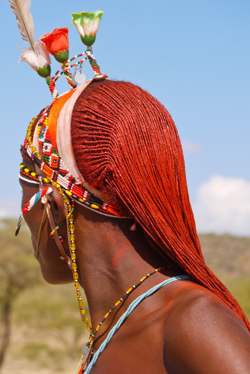 The Samburu are a Nilotic people of north-central Kenya. Samburu are semi-nomadic pastoralists who h