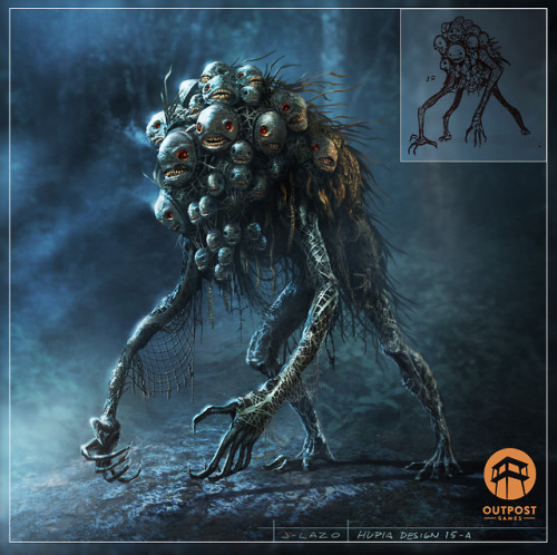 SOS Creature Designs by Javier LazoArtist commentary: “Designs for the Hupia creature featured in SO