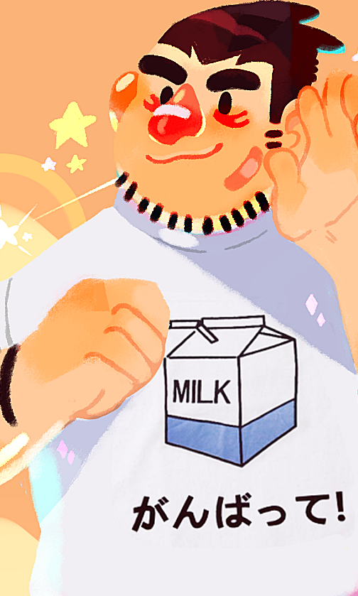 aljericamora:    “Morning Bara” Feat. “Gyuunyuu A.K.A Yuu 2015” my bara OC