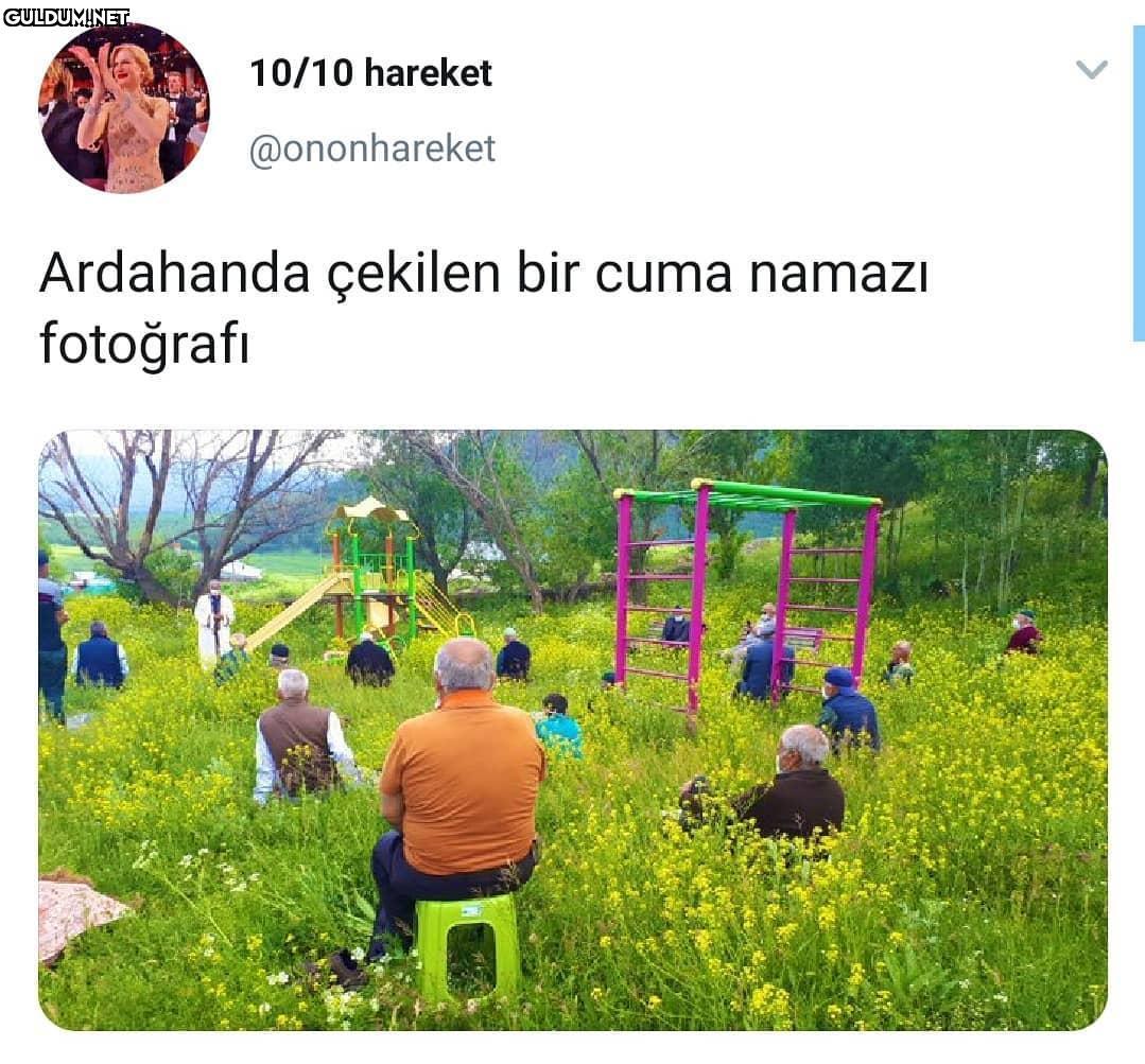 Şirinler köyü gibi olmuş...