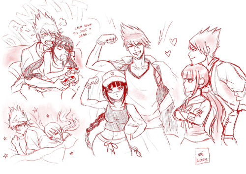 Some momoharu doodles cos I missed them so much 