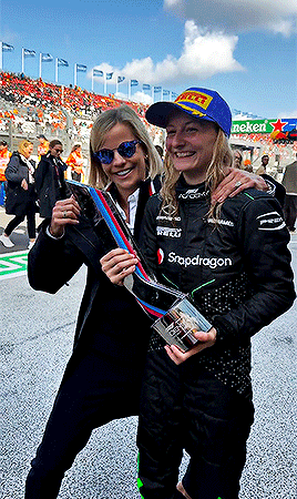Susie Wolff And Doriane Pin | Dutch Grand Prix 2024