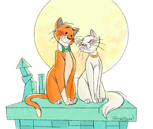 stevethompson-art:Aristocats.Insta-@sthompsonart