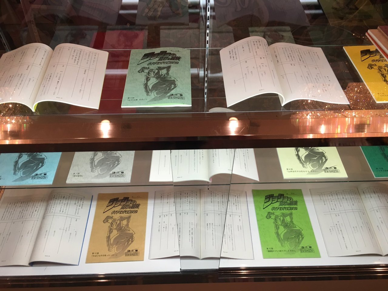highdio:    Kōyō  Grand Hotel setting up for tomorrow’s Part 4 Anime exhibition