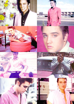 parscilla:  Elvis Presley + Pink 