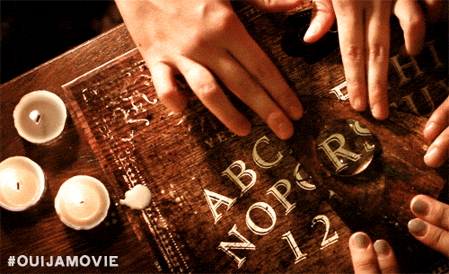 ouijathemovie:  Get ready to play. Check out exclusive #OuijaMovie art from Sam Cannon.