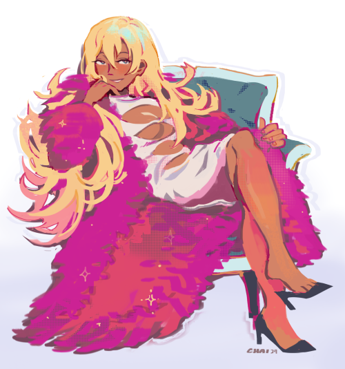 Always A Pleasure To Draw Some Big Awesome Boobs As A Commission For A Friend... Dunno What The Game's