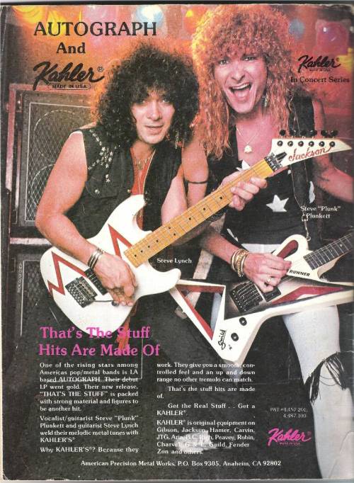 80s guitar ads.