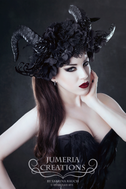gothicandamazing:  Model &amp; make up : Threnody In Velvet Corset by Crikey Aphrodite Head piece : Jumeria Creations Welcome to Gothic and Amazing |www.gothicandamazing.org 